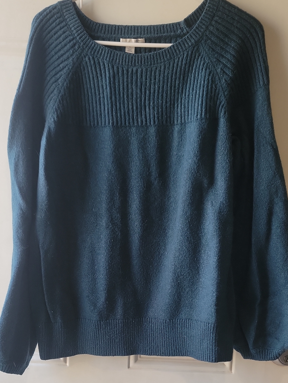 Halogen Women’s Dark Teal GreenSweater XL Mix Wool/alpaca